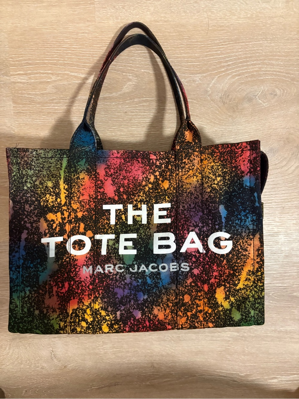 Large Marc Jacobs “Rainbow Drip Splatter” 🌈 💧 The Tote